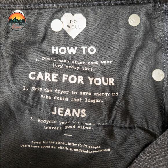 Madewell Tomboy Straight Jeans Lunar Wash Womens Size W23 - Picture 6 of 15